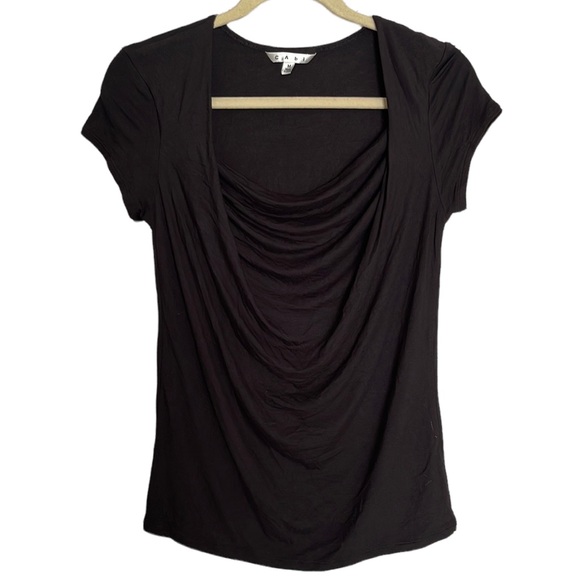 CAbi Drape Neck Blouse - Picture 2 of 7